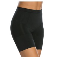 Spanx Women’s Seamless Power Mid-Thigh Sculpting Short ZG3 Very Black Small NWT