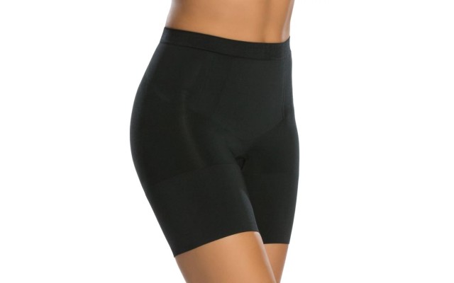  Women’s Seamless Power Mid-Thigh Sculpting Short ZG3 Very Black Small NWT