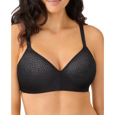 Wacoal Back Appeal Wire Free T-Shirt Bra 856303 Women’s Bra Black : 40DD, Elasta