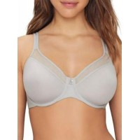 Women s Bali 3439 One Smooth U Ultra Lite Neckline Bra (Crystal Gray 38B)