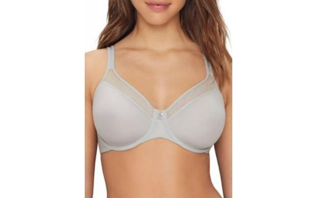 Women s  3439 One Smooth U Ultra Lite Neckline Bra (Crystal Gray 38B)