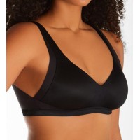 Women’s Warner’s RA2231A No Side Effects Wirefree Contour Bra (Black 2X)