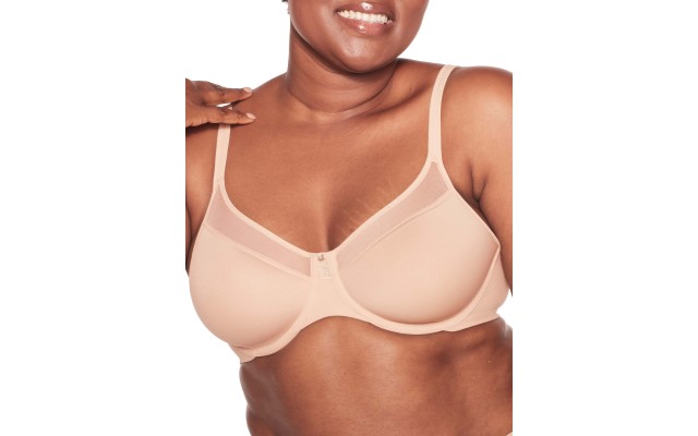  Womens  DF3439 One Smooth U Ultra Light Shaping Underwire Bra, Beige, 36C