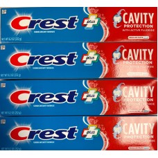Crest Fluoride Anticavity Toothpaste, Regular Paste, 8.2 Ounce, 4 pk