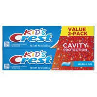 Crest Kid’s Cavity Protection Toothpaste Sparkle Fun – 4.6 oz (Pack of 2)