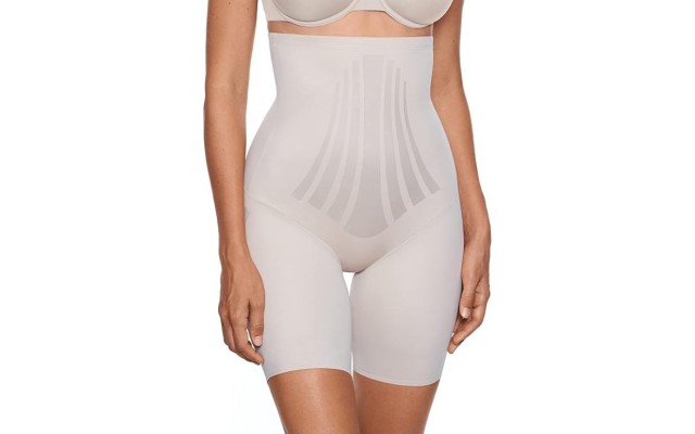 Fit Sense High Waist Thigh Shaper Shorts in Warm Beige, L 12/14 Fit Sense High Waist Thigh Shaper Shorts in Warm Beige, L 12/14