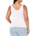 Women’s Seamless Reversible Shapewear Tank Top, White, S-M Women’s Seamless Reversible Shapewear Tank Top, White, S-M