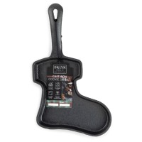 Brooklyn Steel Co. Mini Cast Iron Skillet – Stocking, Black, 9.5″ L x 5.5″