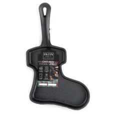 Brooklyn Steel Co. Mini Cast Iron Skillet – Stocking, Black, 9.5″ L x 5.5″