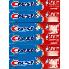 Crest Cavity Protection Toothpaste Regular 8.20 oz (Pack of 6)