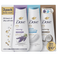 Dove Relax, Exfoliate & Restore Body Wash Variety Pack, 3 pk./23 oz.