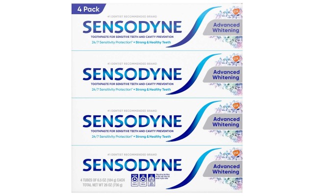  Advanced Whitening Toothpaste 6.5 Ounce (4 Count)