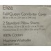  Eliza Duvet Cover Set, Full/Queen