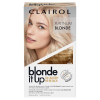 Clairol Blonde it Up No Bleach Permanent Hair Dye Lightening Kit Hair Color, Platinum Blonde, 1 Application