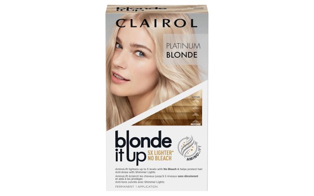  Blonde it Up No Bleach Permanent Hair Dye Lightening Kit Hair Color, Platinum Blonde, 1 Application