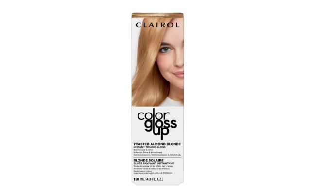  Color Gloss Up Semi Permanent Toning Color Hair Dye, Toasted Almond Blonde, 4.3 oz