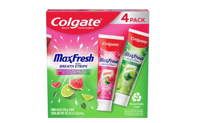 Max Fresh Fruity Toothpaste, 4.8 Ounce (Pack of 4) Max Fresh Fruity Toothpaste, 4.8 Ounce (Pack of 4)