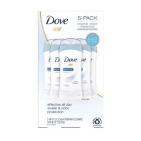 Dove Original Clean Antiperspirant Deodorant, 5 pk.