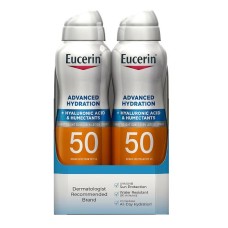 Eucerin Sun Advanced Hydration SPF 50 Sunscreen Spray, 2 pk./6 oz.