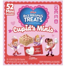 Kellogg’s Rice Krispies Treats Squares Valentine’s Day Minis Original With Sprinkles, 52 ct./0.39 oz.