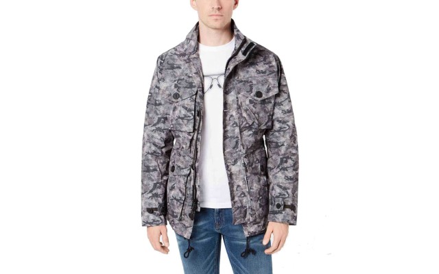 Men’s Camo Field Jackets, Camo Grey, Small Men’s Camo Field Jackets, Camo Grey, Small