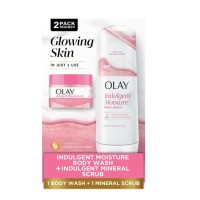 Olay Indulgent Moisture Scrub + Bodywash Duo, 2 Pack