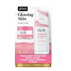 Olay Indulgent Moisture Scrub + Bodywash Duo, 2 Pack