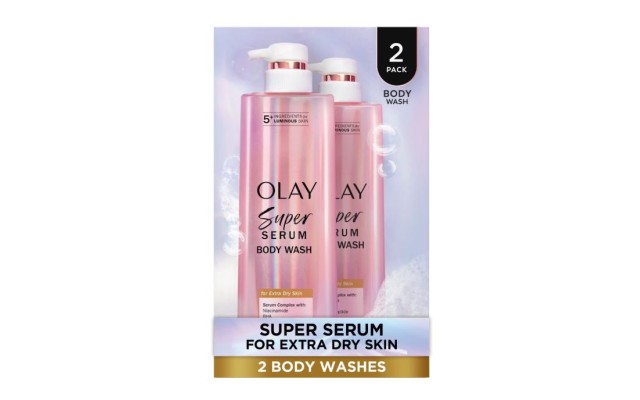  Super Serum Body Wash for Extra Dry Skin, 18.5 fl oz, Reveal Luminous Skin
