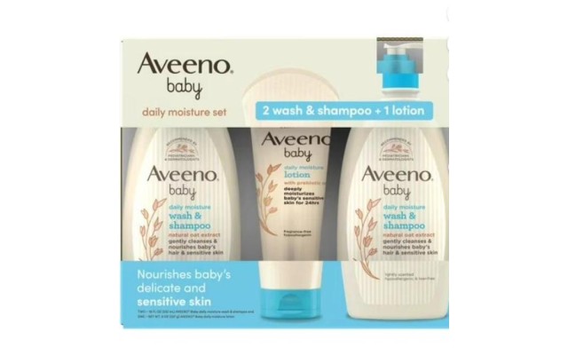  Baby Moisture Set, 2 Wash & Shampoo + Lotion, 44 Fluid Ounce