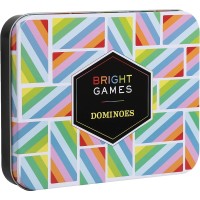 Chronicle Books Bright Games Dominoes: (Dominoes Set, Dominoes Game, Family Game Night Games)