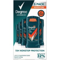 Degree for Men Advanced Antiperspirant Adventure 2.7 Ounce (5 Pack)