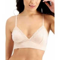 Jenni On Repeat Wide Lace Bralette, Nude, Medium