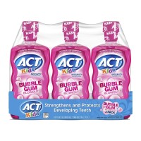 ACT Kids Bubblegum Blowout Anti-Cavity Rinse, 3 ct./16.9 Oz.Net Wt 50.7 Oz, 50.7 Fl Oz