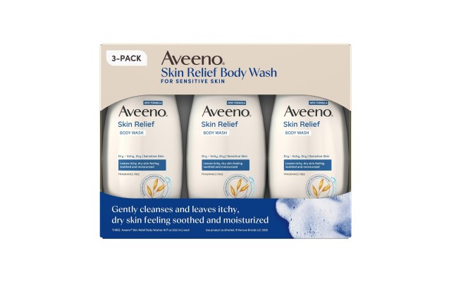  Skin Relief Body Wash, 18 Fluid Ounce (Pack of 3)