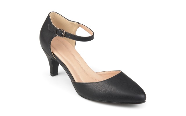 . Journee Collection Women’s Bettie Heels Women’s Shoes, Black, 9 Regular