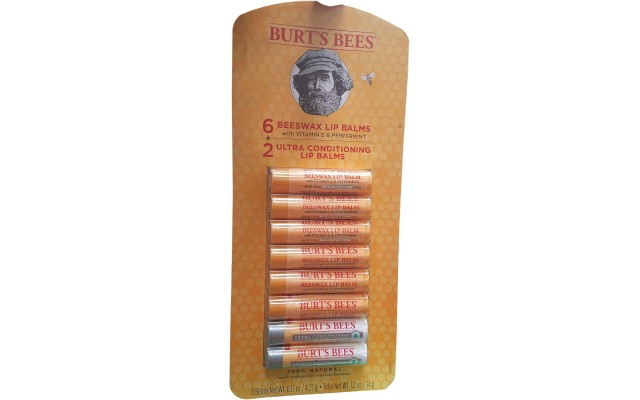 Burts Bees Lip Balm 8-Pack - Beeswax & Ultra Conditioning - 1.2 Ounces Total