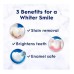  3D White Advanced Teeth Whitening Toothpaste, Radiant Mint, 3.3 oz, (Pack of 2)