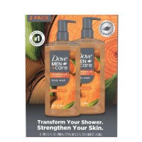 Dove Men+Care Sandalwood Body Wash, 26 Fluid Ounce (Pack of 2)