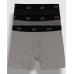  Men’s 3-Pack Contour Pouch 5″ Breathe Boxer Briefs Light Grey/Grey/Black XL 38-41