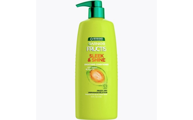  Fructis Sleek & Shine Conditioner, Frizzy, Dry, Unmanageable Hair, 40 fl. oz.
