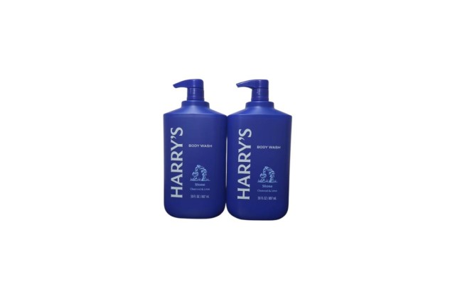  Body Wash Stone Charcoal & Lime Scent, 30 fl oz Bottles, 2-Pack