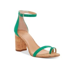 INC International Concepts Womens Wanada Open Toe Ankle Strap, Green, Size 10.0