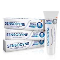 Sensodyne Repair and Protect Toothpaste, Unflavored, 3.4 Oz (3 Pack), for Adults