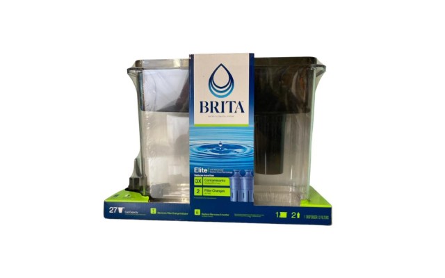 Elite Fridge Friendly 27 Cup Filtered Water Dispenser with 2 Filters Elite Fridge Friendly 27 Cup Filtered Water Dispenser with 2 Filters