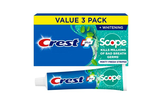  + Scope Complete Whitening Toothpaste, Minty Fresh, 5.4 oz, Pack of 3