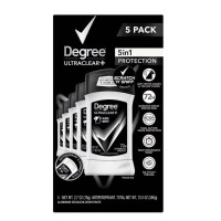 Degree Men UltraClear+ Antiperspirant Deodorant Black and White 2.7 Oz (5 Count)