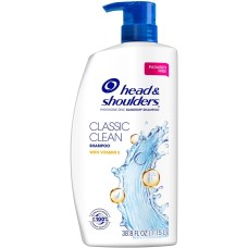 Head & Shoulders Anti-Dandruff Classic Clean with Vitamin E Shampoo, 38.8 Ounce