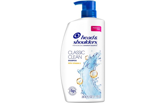 Head & Shoulders Anti-Dandruff Classic Clean with Vitamin E Shampoo, 38.8 Ounce