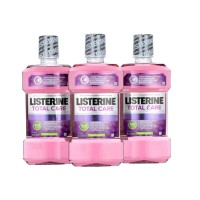 Listerine Total Care Anticavity Mouthwash Fresh Mint Flavor 1 L Bottle, 3 Pack