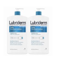 Lubriderm Daily Moisture Lotion Fragrance-Free 24 Ounce Normal to Dry Pack of 2 Lubriderm Daily Moisture Lotion Fragrance-Free 24 Ounce Normal to Dry Pack of 2